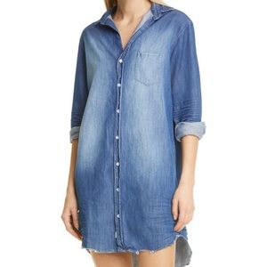 Frank & Eileen’s Mary long sleeve denim shirt dress size small